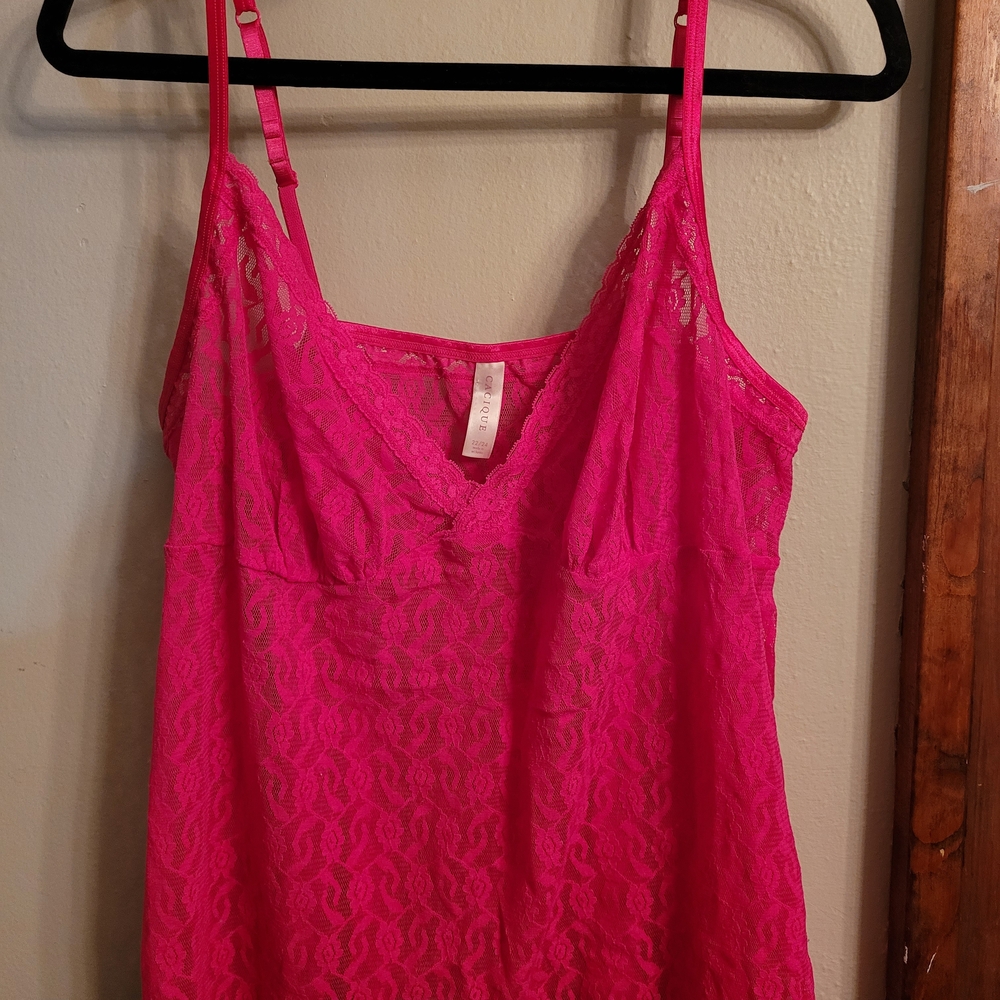 Cacique Hot Pink Camisole